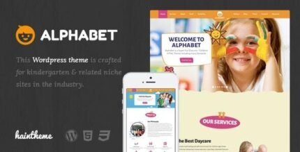 Alphabet - Kids, Children WordPress Theme