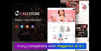 Cakestore - Responsive Magento 2 Bakery Theme