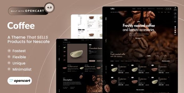 Coffee - Opencart 4 Coffee Store Theme Coffee - Opencart 4 Coffee Store Theme