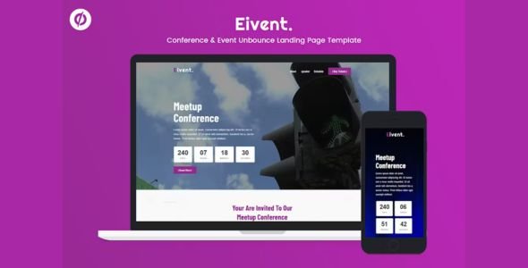 Eivent — Conference & Event Unbounce Landing Page Eivent — Conference & Event Unbounce Landing Page