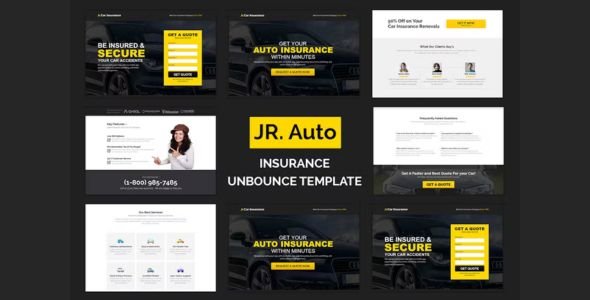 Jr. Auto Insurance Landing Page - Responsive Jr. Auto Insurance Landing Page - Responsive