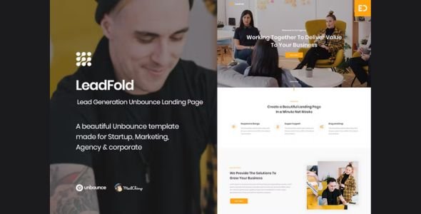 LeadFold - Lead Generation Unbounce Landing Page LeadFold - Lead Generation Unbounce Landing Page