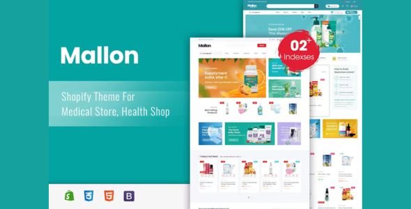 Mallon - Medical Store, Health Shop Shopify Theme Mallon - Medical Store, Health Shop Shopify Theme