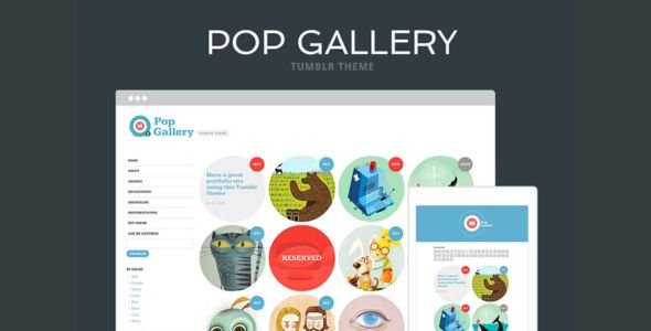 Pop Gallery Tumblr Theme Pop Gallery Tumblr Theme