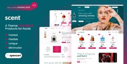 Scent - Opencart 4 Perfume Cosmetics Template