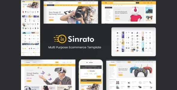 Sinrato - Electronics Prestashop Theme Sinrato - Electronics Prestashop Theme
