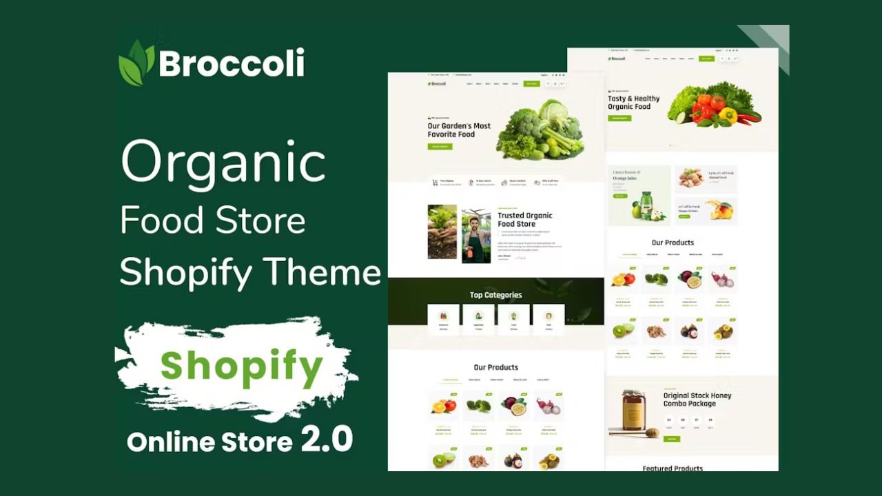 Broccoli - Organic Food Store Shopify Theme OS 2.0 Broccoli - Organic Food Store Shopify Theme OS 2.0