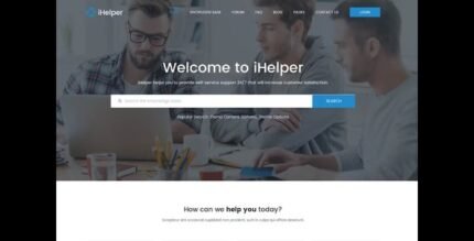 iHelper - Drupal Knowledge & Helpdesk Theme (1)